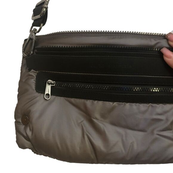 Athleta x Carra Convertible Metallic Lightweight Puffer Crossbody Pouch Bag - Picture 1 of 14